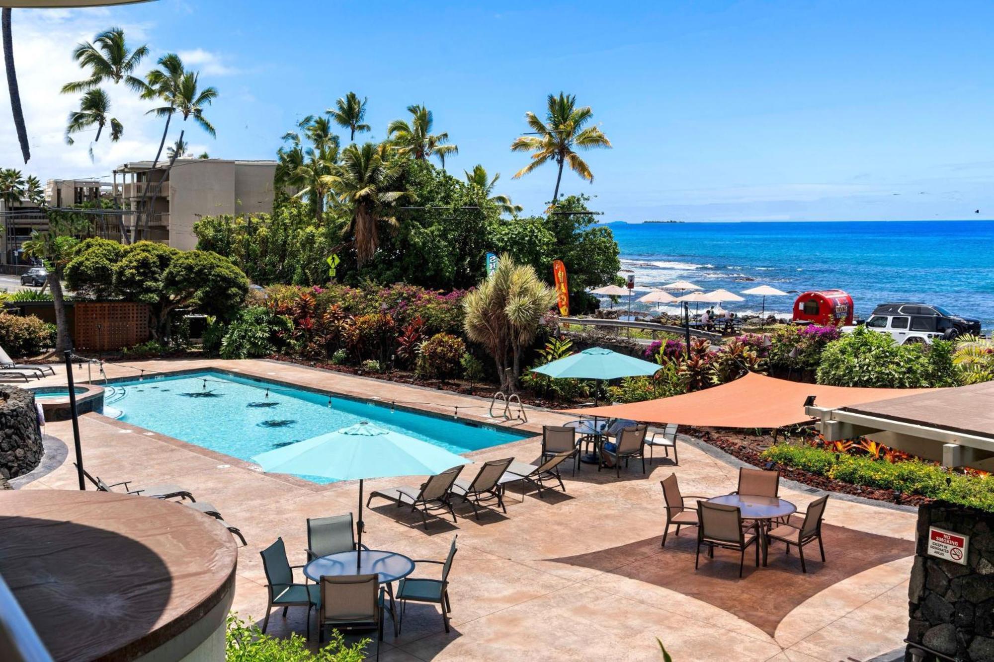 Direct Oceanview Paradise In A Luxury Condo 2B2B,Ac Kailua-Kona Eksteriør bilde